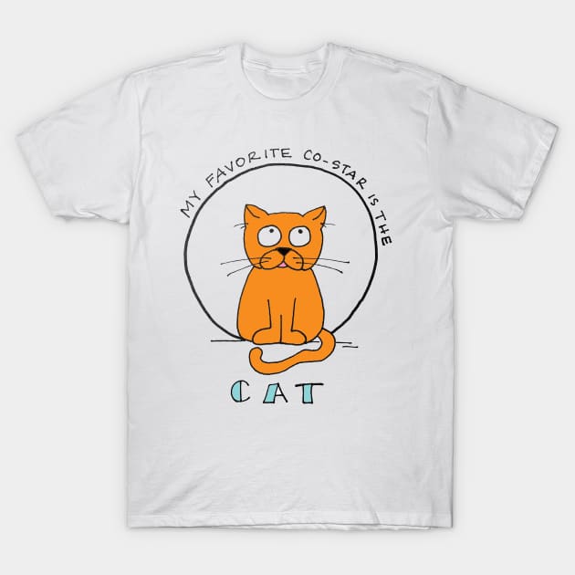 My Favorite Cat T-Shirt by Hallmarkies Podcast Store